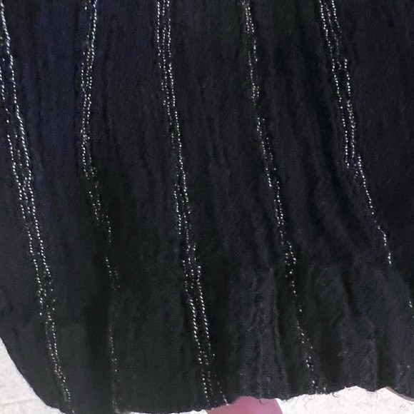 Fat Face Romper Jumpsuit women’s size 2 black and brown pinstripes side buttons - Picture 11 of 13